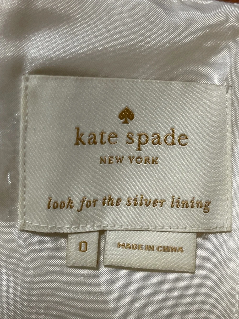 Kate Spade Floral Strapless casual Sundress Missing BELT Sz 0 Summer